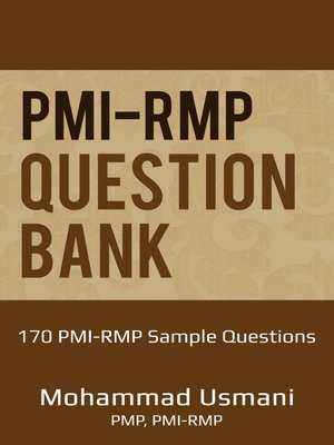 cover image of PMI-RMP Question Bank